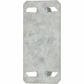 American Imaginations Galvanized Steel Rectangle Cable Protector Plate AI-37348